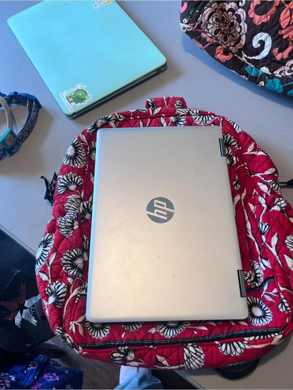 Vera Bradley small backpack in deco daisy